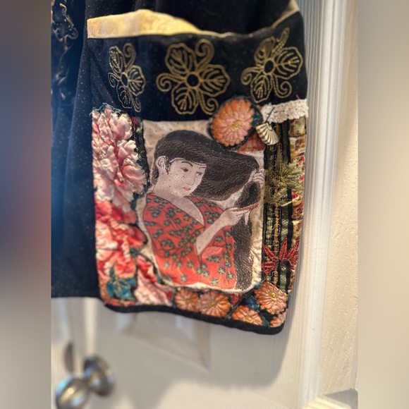 Vintage Handmade Oversized Asian Inspired Blazer - Picture 13 of 13